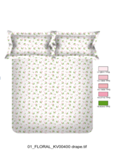 EVANNA 120 TC COTTON POLY BEDSHEET