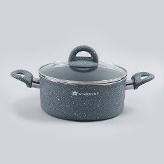 Granite 20 cm Casserole with lid