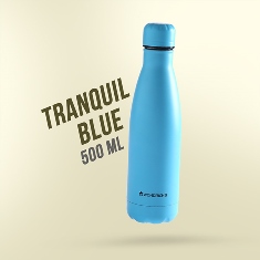 Tranquil Blue 500ml Cola Bottle