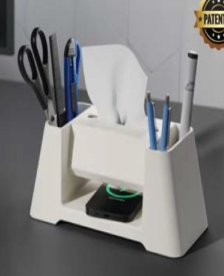 EO- Versa Charge (Desk Organiser with 15W Fast Wireless Charger)