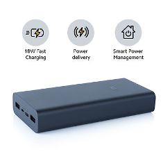 20000mAh Mi Power Bank 3i Black